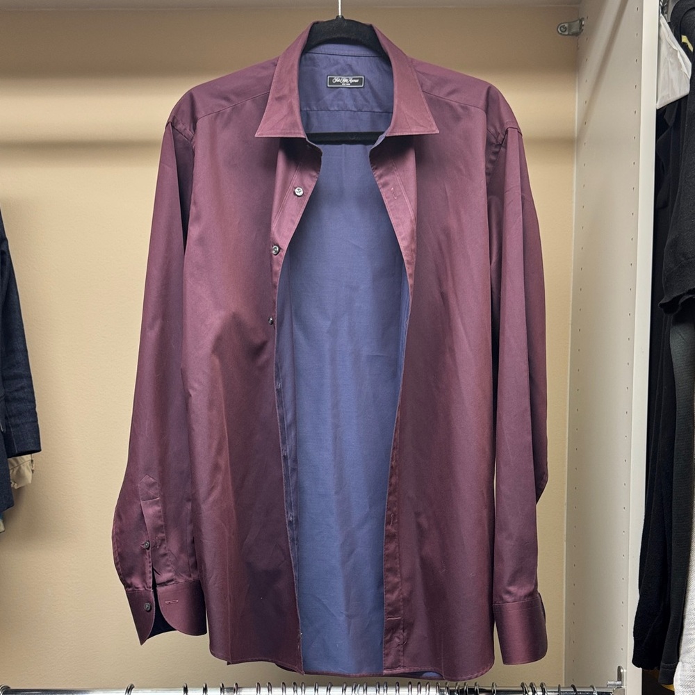 Saks Fifth Avenue Navy Shirt